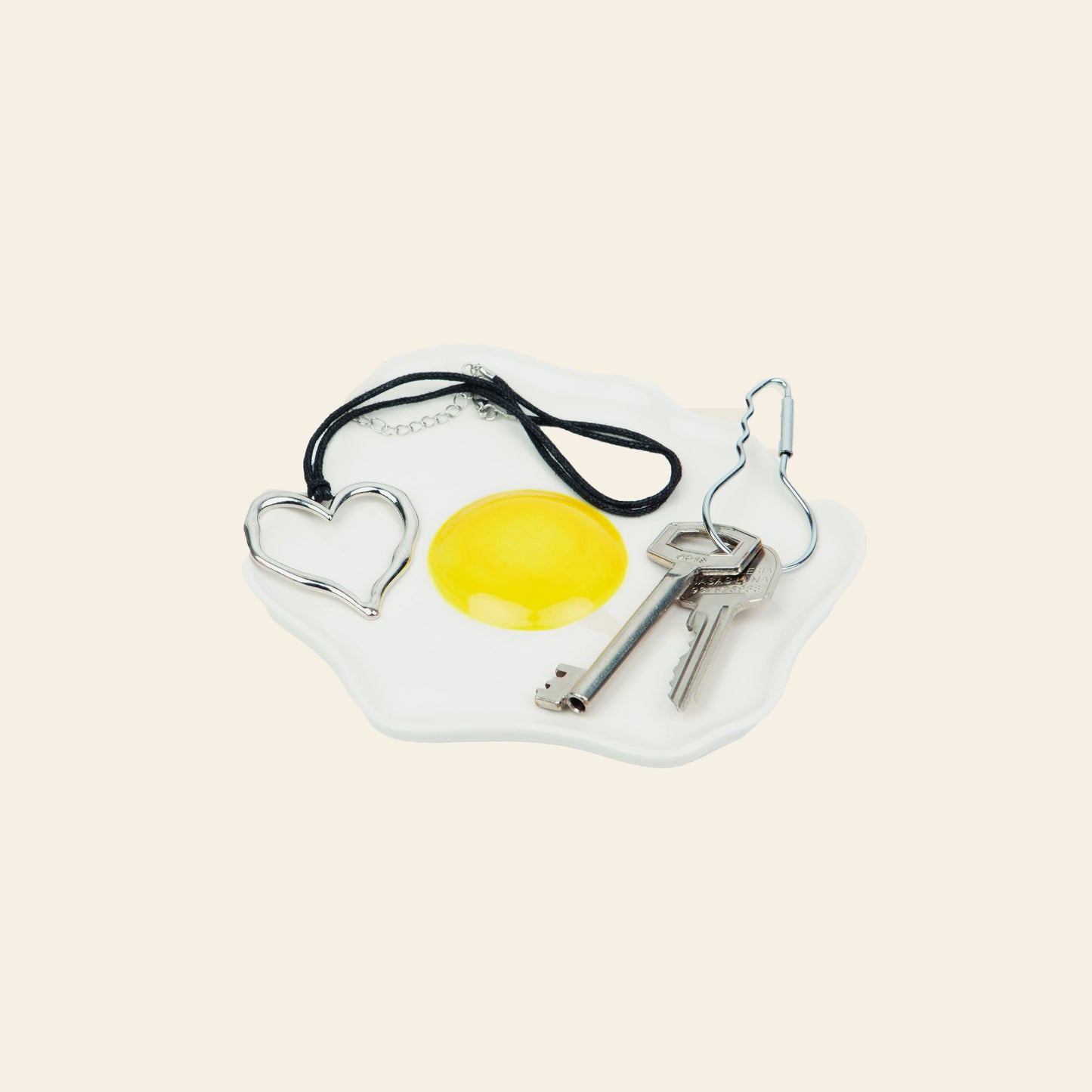 Fried Egg Trinket Tray
