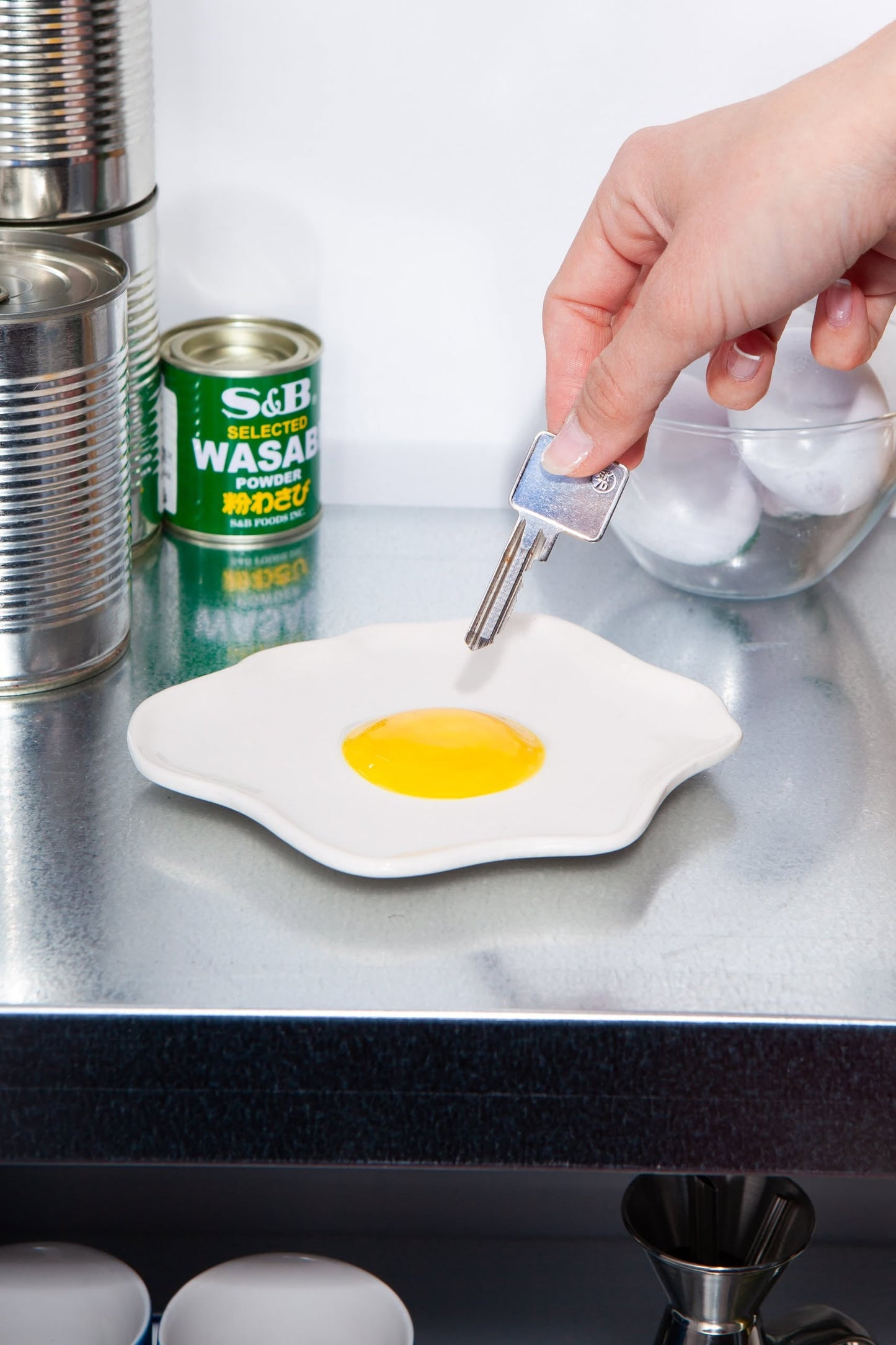 Fried Egg Trinket Tray