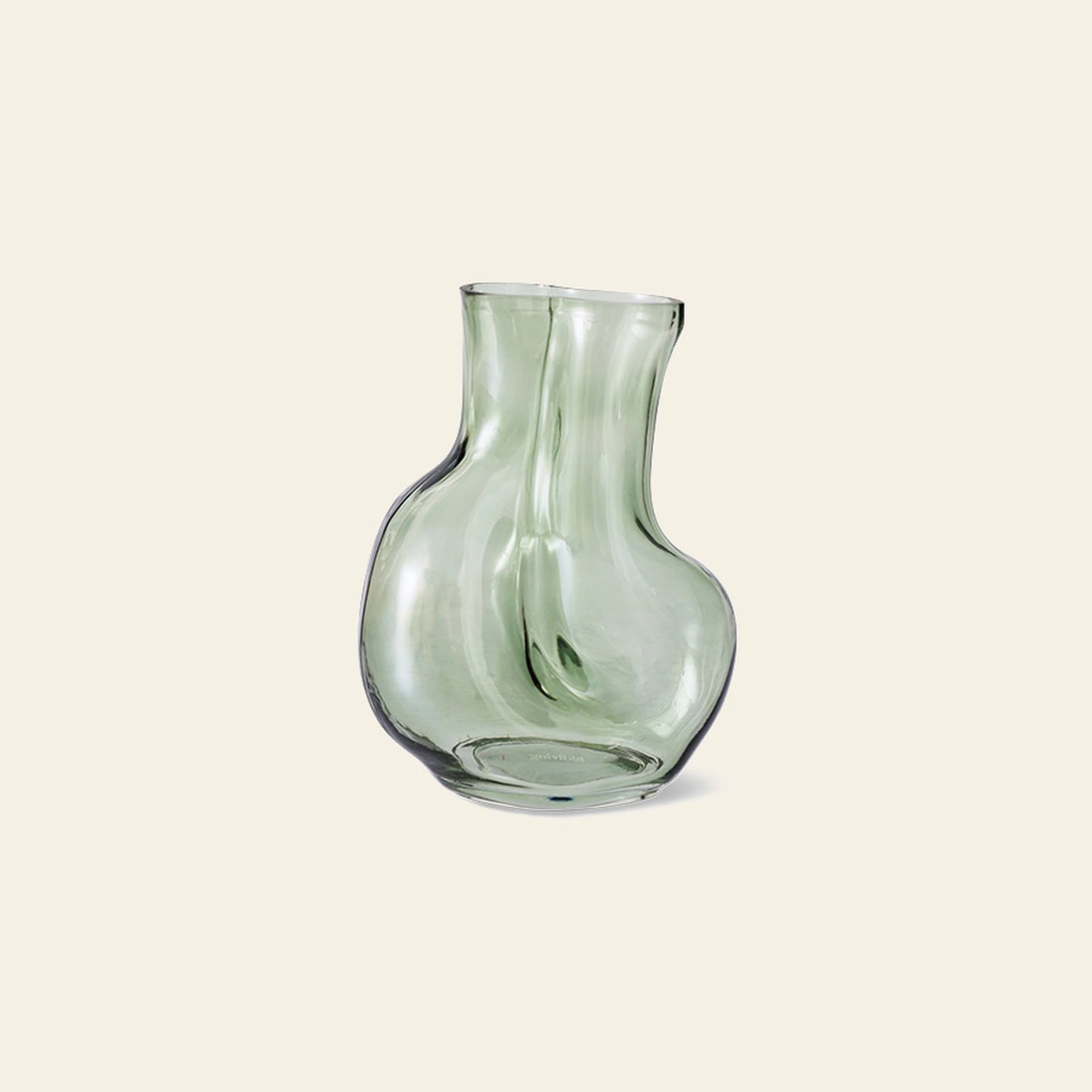 HKLIVING Gleam Glass Vase - Olive