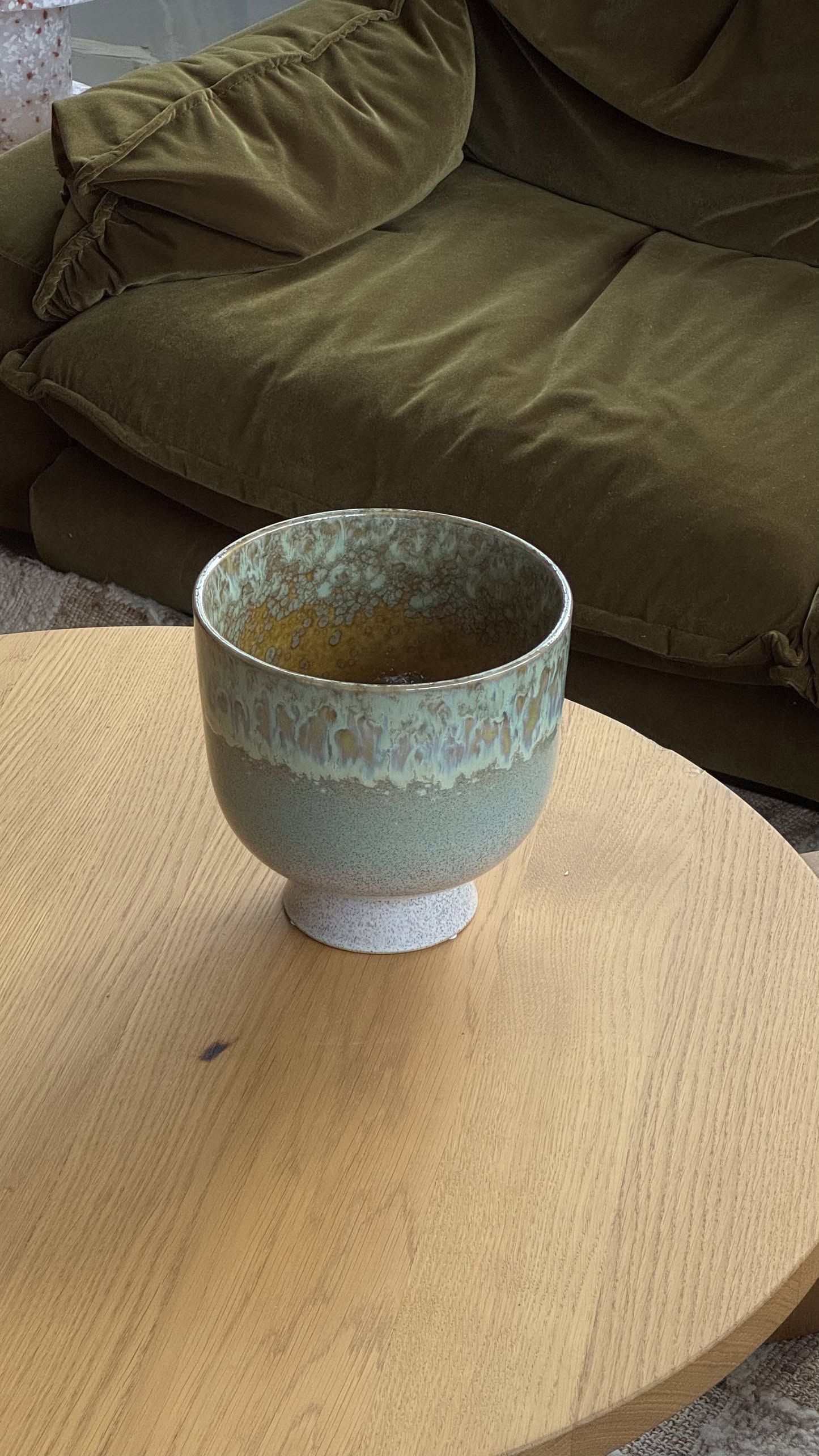 Retro Flower Pot - Lagoon