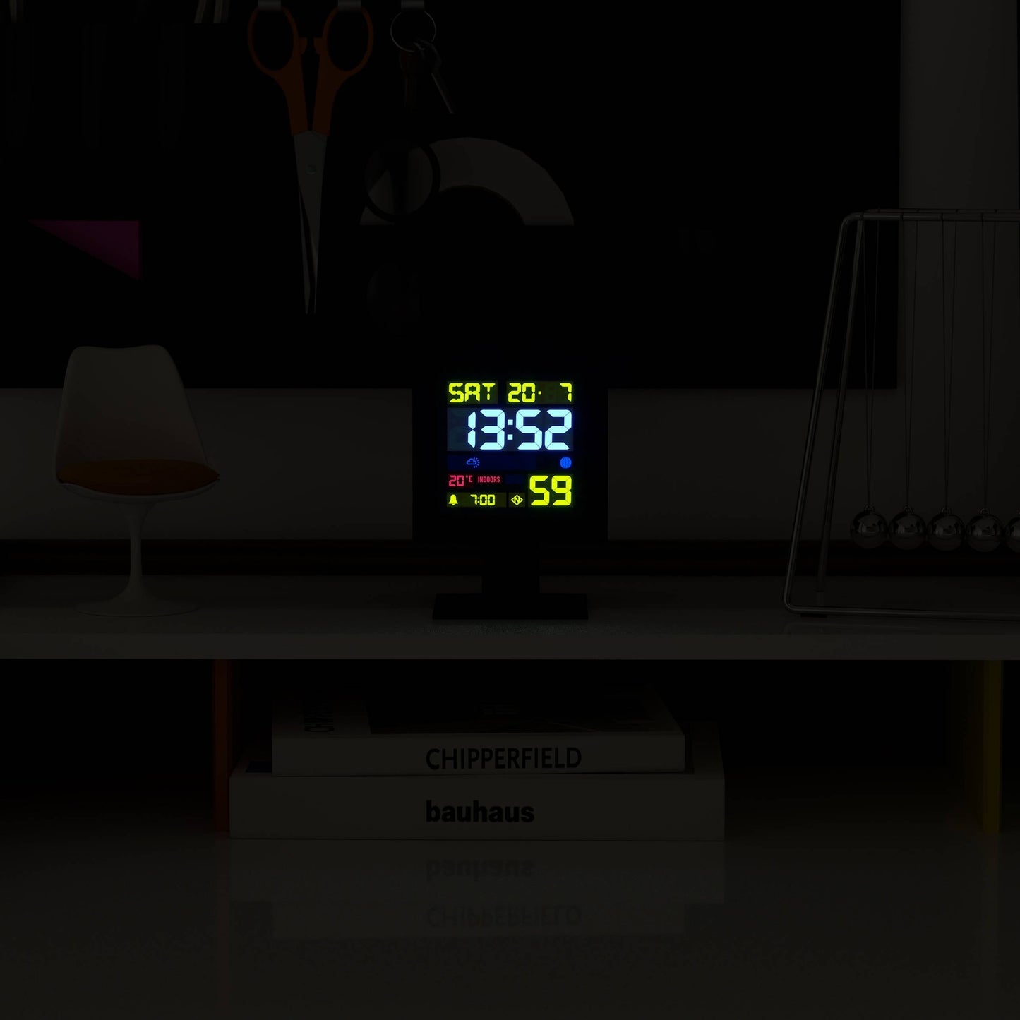Monolith LCD Alarm Clock