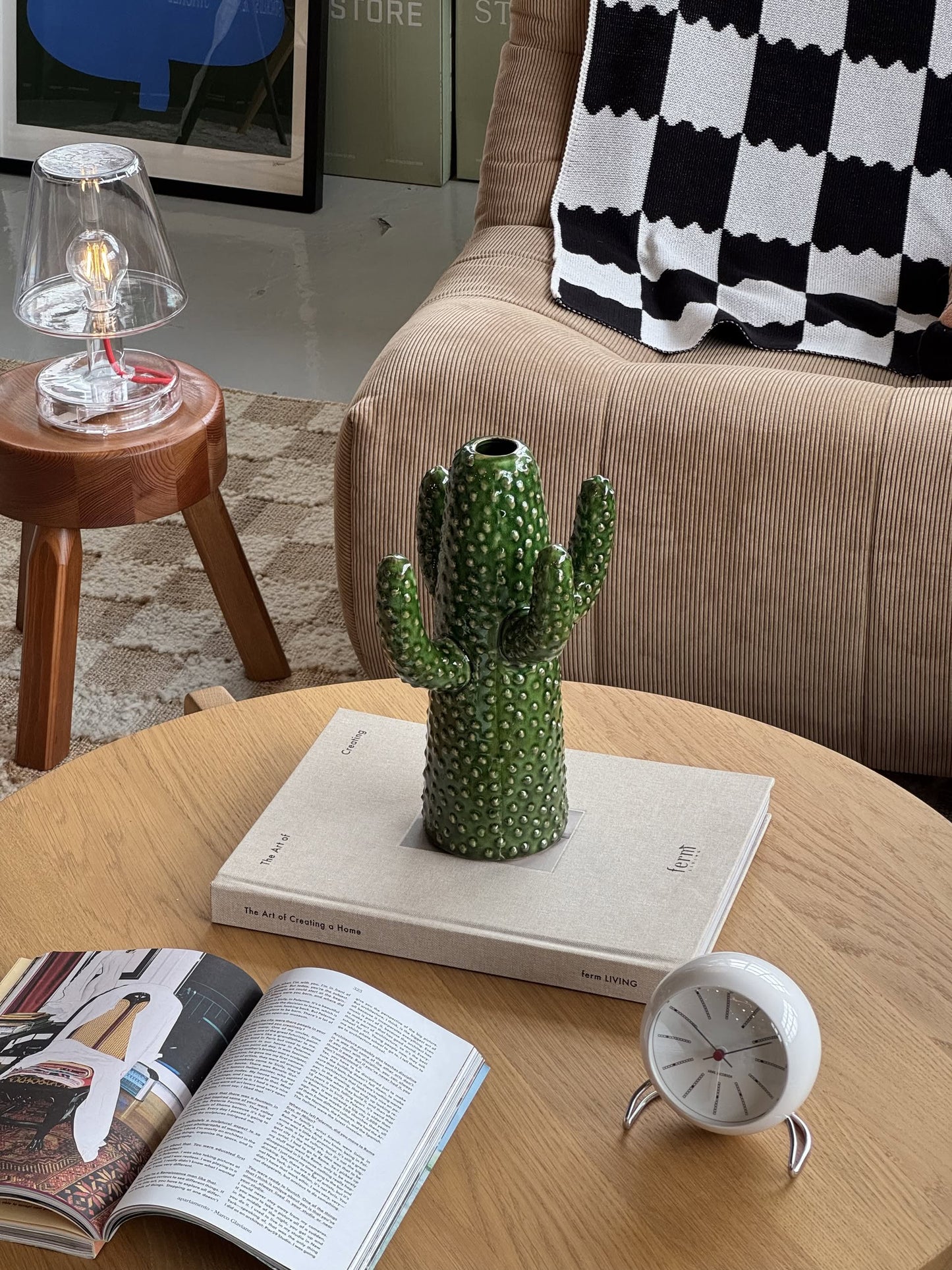 Urban Jungle Cactus Vase M - Green