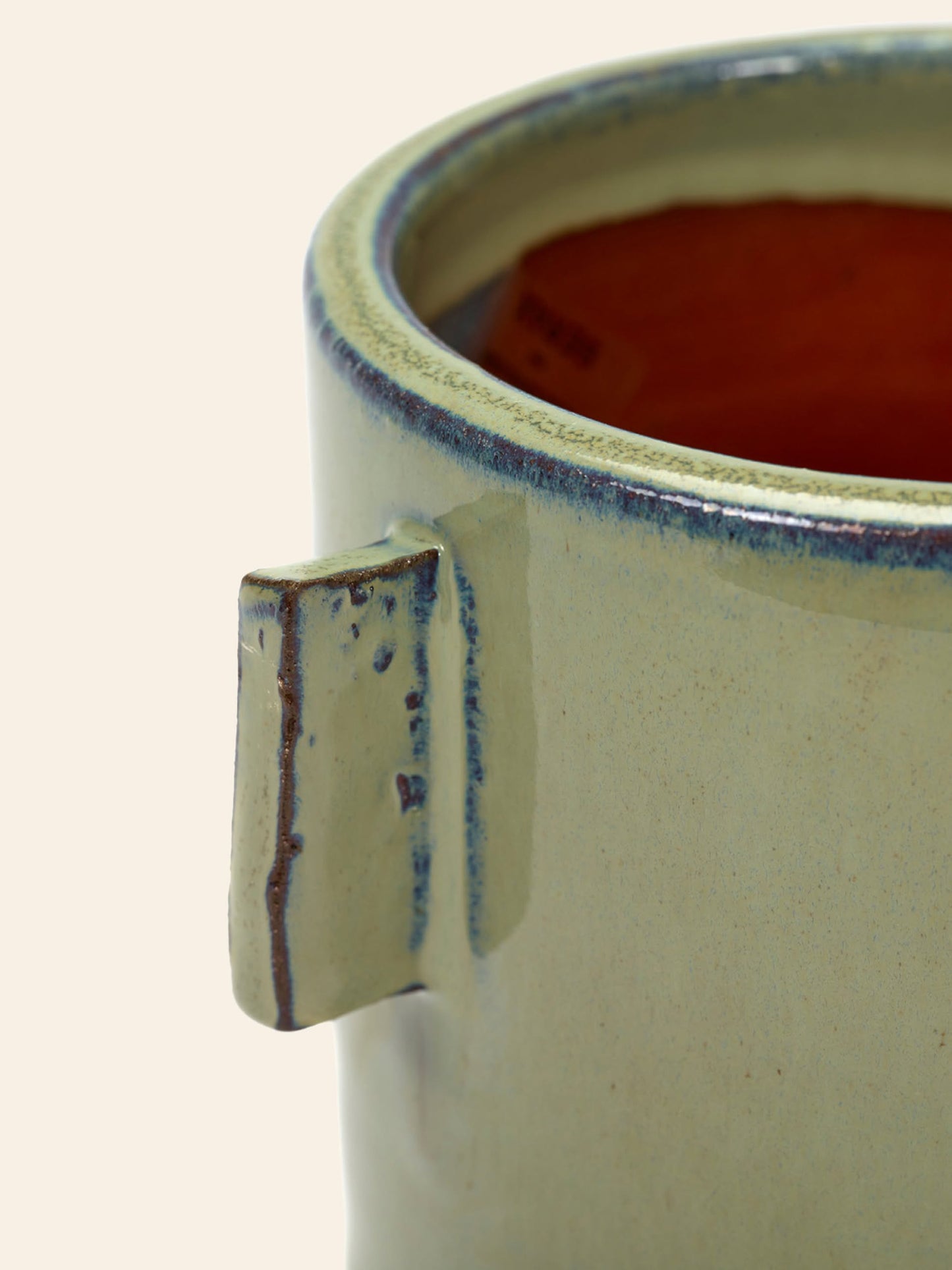 Urban Jungle Glazed Flower Pot S - Grey