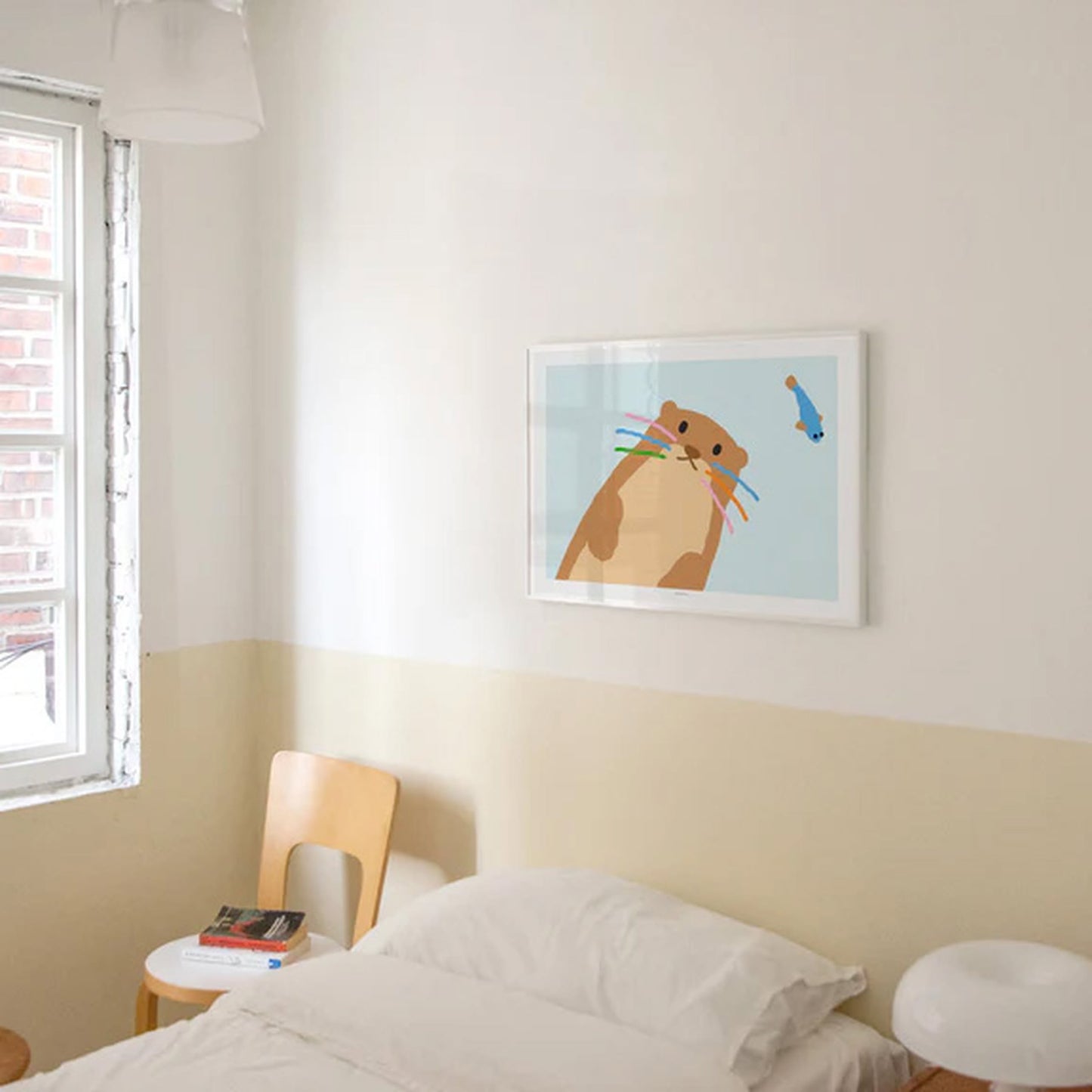 Otter Light Blue Poster (30x40)