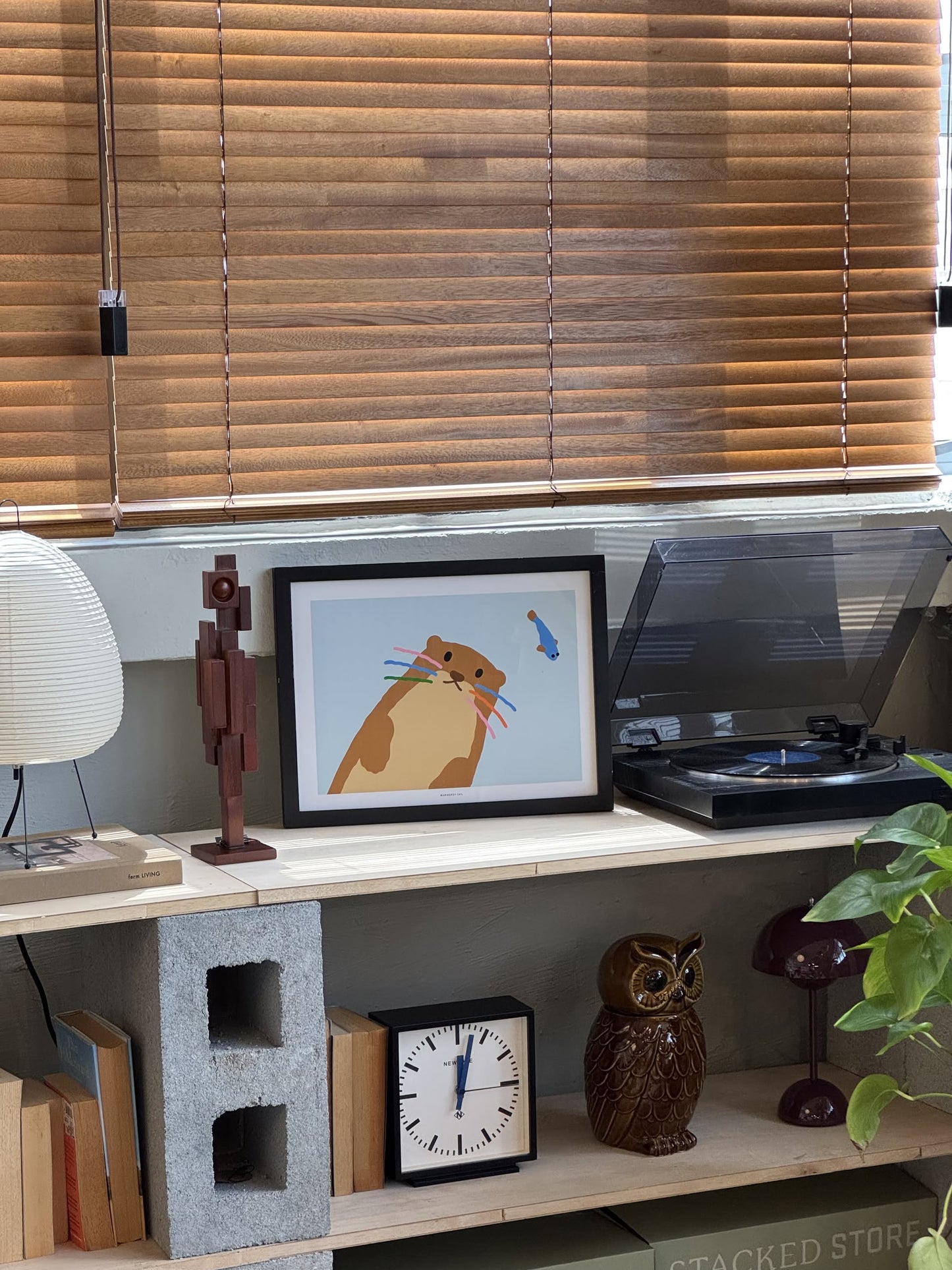 Otter Light Blue Poster (30x40)