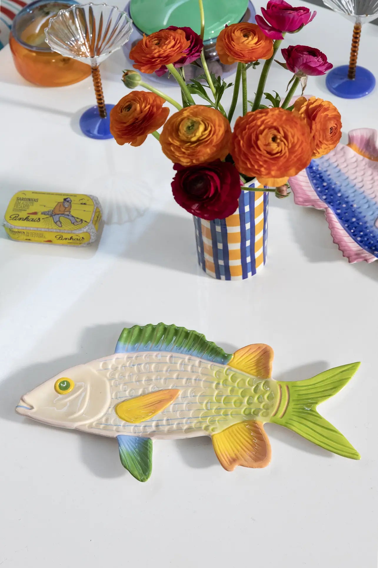 Clash Check Vase