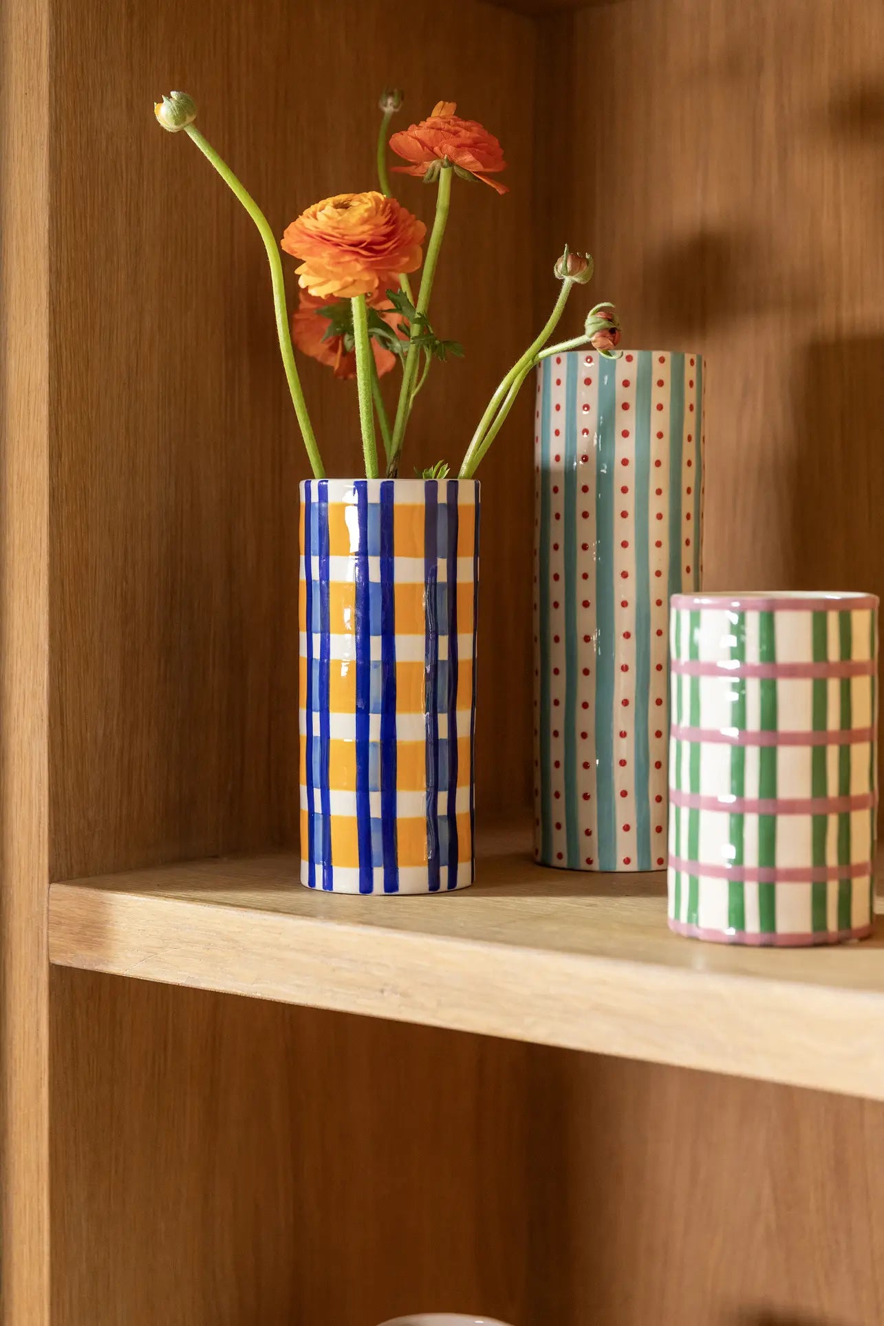 Clash Check Vase