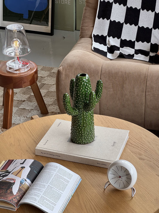 Urban Jungle Cactus Vase M - Green